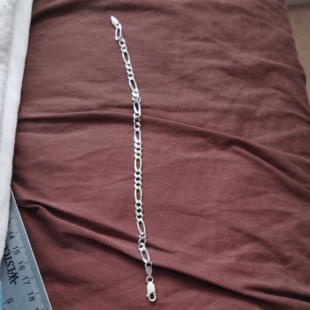 Genuine Silver Chain Bracelet - Picture 5 of 6